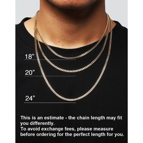 Mens Gold Diamond Cut Rope Chain, Solid 925 Sterling Silver Necklace Italy - Picture 7 of 8